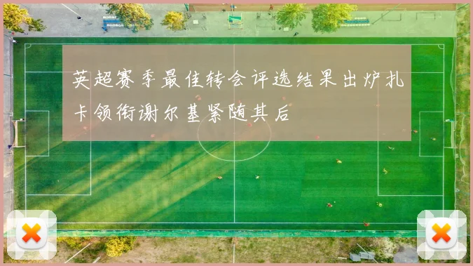 英超赛季最佳转会评选结果出炉扎卡领衔谢尔基紧随其后